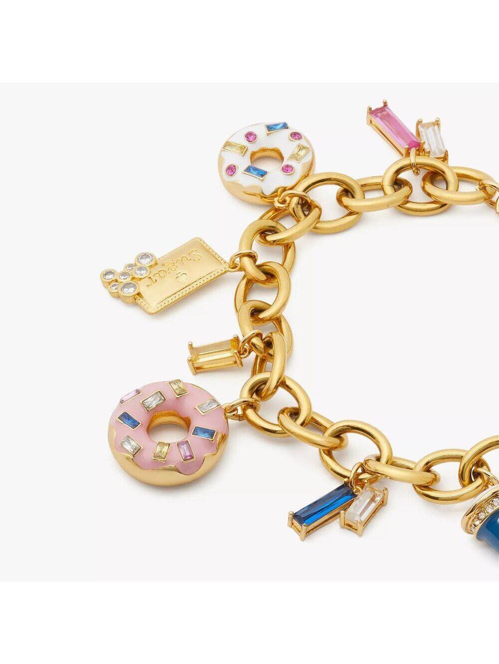 Kate Spade Coffee Break Donut Charm Bracelet - Picture 2 of 7